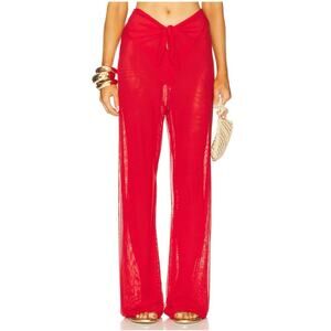 Vix Swimwear Pareo Pants in Red Size S NWT